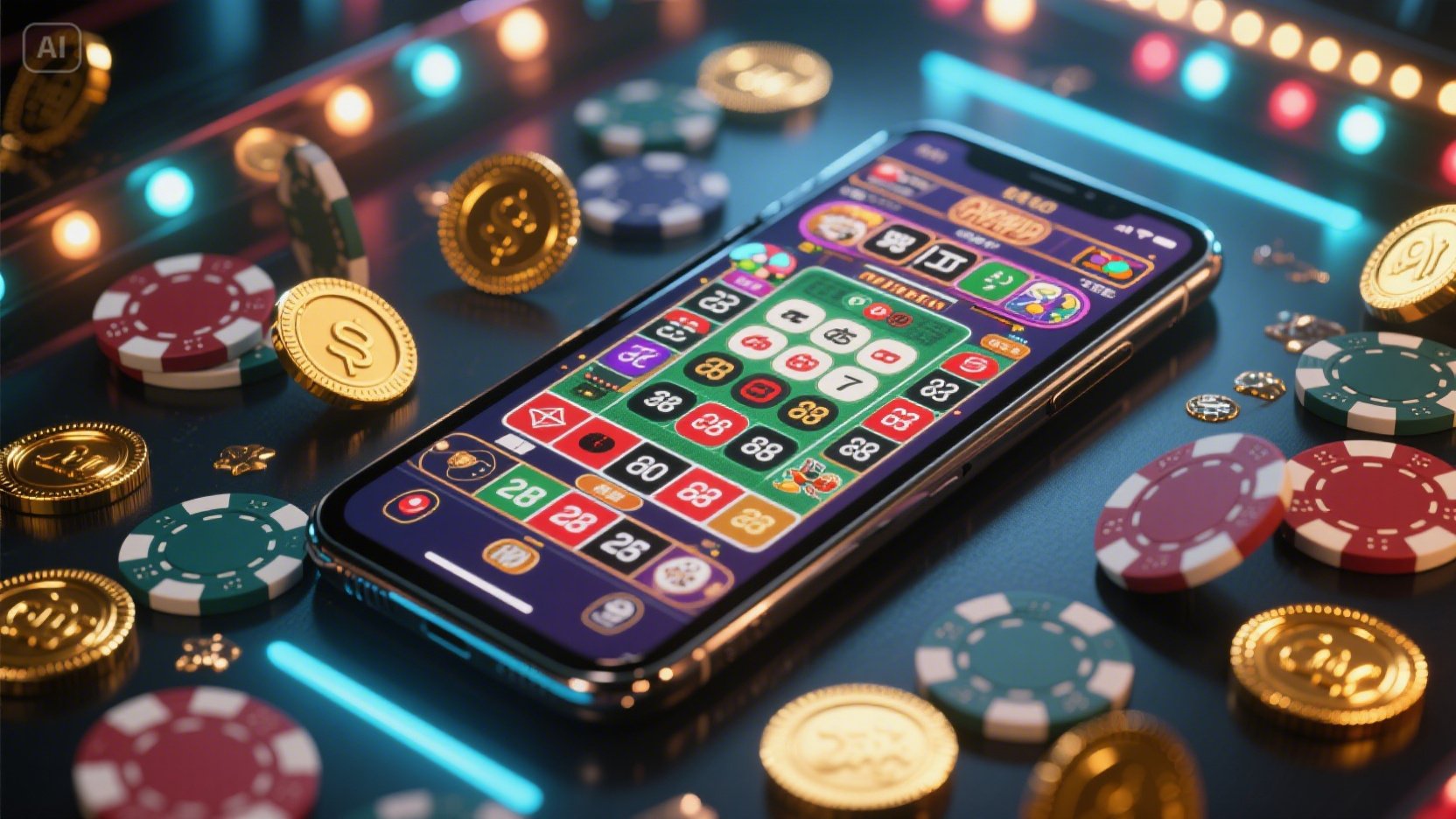 Casino live casino bet desktop and mobile interfaces