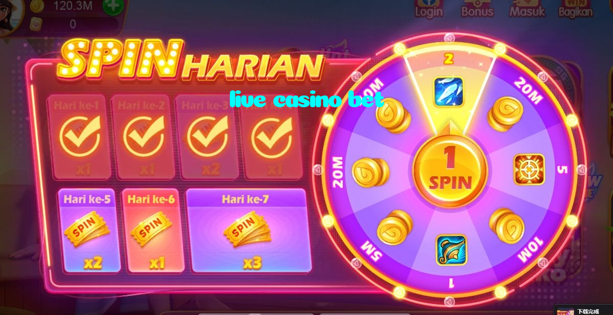 live casino bet casino presented on mobile device in Pakistan with slots and live games